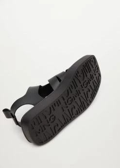 Leather Jelly Shoes Black -Mango Shoes Sales unnamed file 104