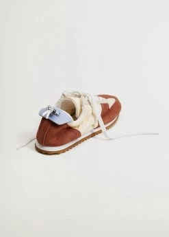 Leather Mixed Sneakers Burnt Orange -Mango Shoes Sales unnamed file 1057