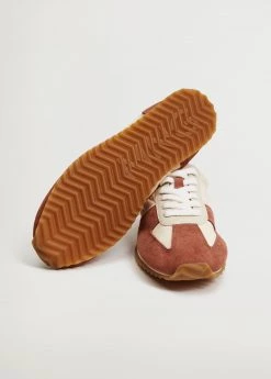 Leather Mixed Sneakers Burnt Orange -Mango Shoes Sales unnamed file 1058