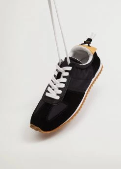 Leather Mixed Sneakers Burnt Orange -Mango Shoes Sales unnamed file 1064