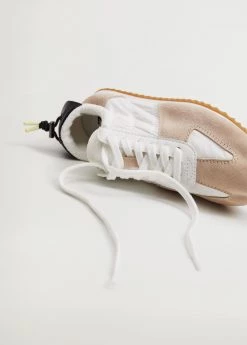 Leather Mixed Sneakers Burnt Orange -Mango Shoes Sales unnamed file 1068