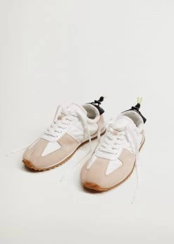 Leather Mixed Sneakers Burnt Orange -Mango Shoes Sales unnamed file 1070