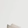 Lace-up Leather Sneakers Light Heather Grey