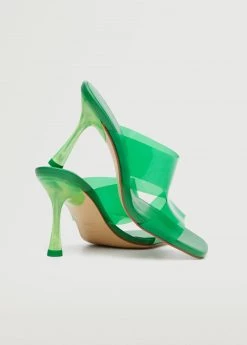 See-through Heel Sandals Yellow -Mango Shoes Sales unnamed file 1086