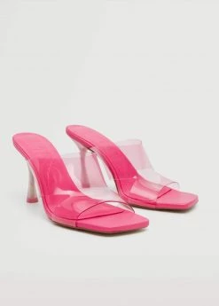 See-through Heel Sandals Yellow -Mango Shoes Sales unnamed file 1092