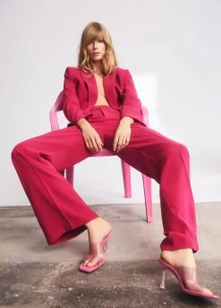 See-through Heel Sandals Yellow -Mango Shoes Sales unnamed file 1093