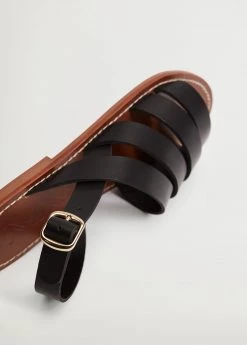 Leather Straps Sandals Cognac -Mango Shoes Sales unnamed file 11