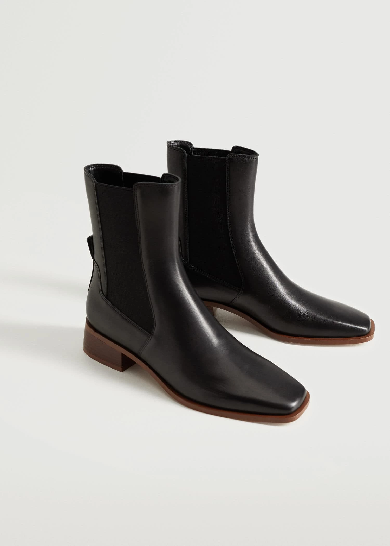 Leather Chelsea Ankle Boots Black 5 Leather Chelsea Ankle Boots Black - Image 3