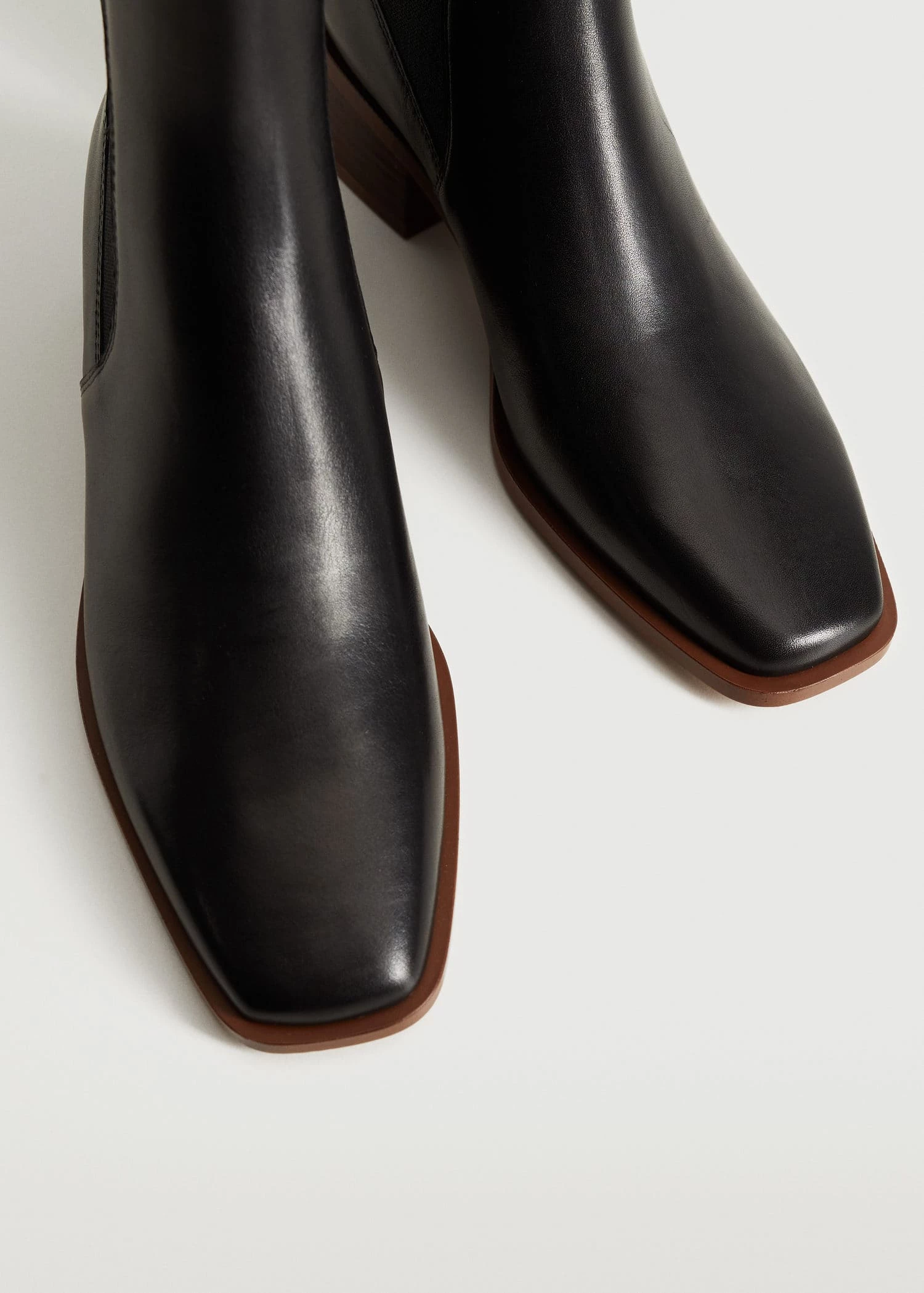 Leather Chelsea Ankle Boots Black 6 Leather Chelsea Ankle Boots Black - Image 4