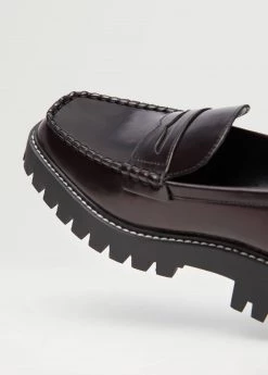 Track Sole Moccasin Burgundy -Mango Shoes Sales unnamed file 1150