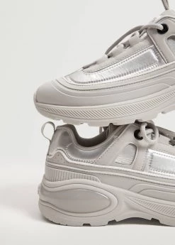 Lace-up Mixed Sneakers Black -Mango Shoes Sales unnamed file 1225