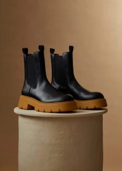 Contrast-sole Ankle Boots Black 16 Contrast-sole Ankle Boots Black -Mango Shoes Sales unnamed file 1250