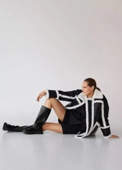 High Boots With Track Sole Black