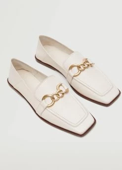 Buckle Leather Moccasins Black -Mango Shoes Sales unnamed file 1268