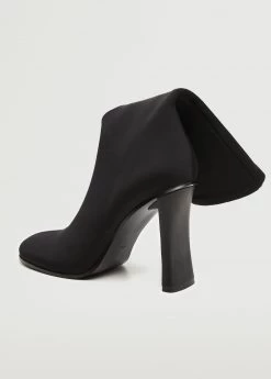 Heel Sock Boots Black -Mango Shoes Sales unnamed file 1275