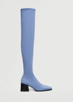 High Heel Boots Brown -Mango Shoes Sales unnamed file 1303