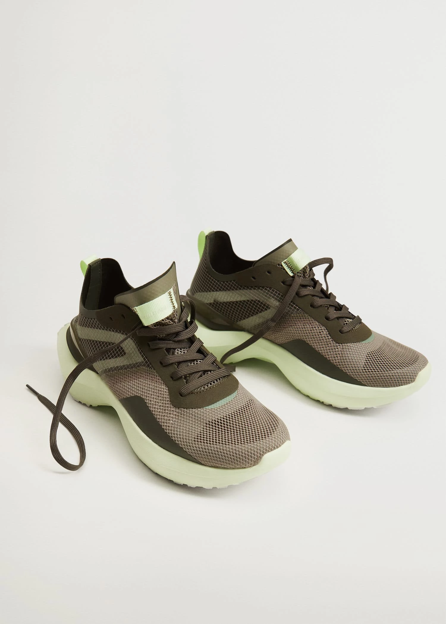 Shoes With Transparent Panels Khaki 20 Shoes With Transparent Panels Khaki - Image 18