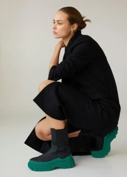 Track Outsole Boots Green