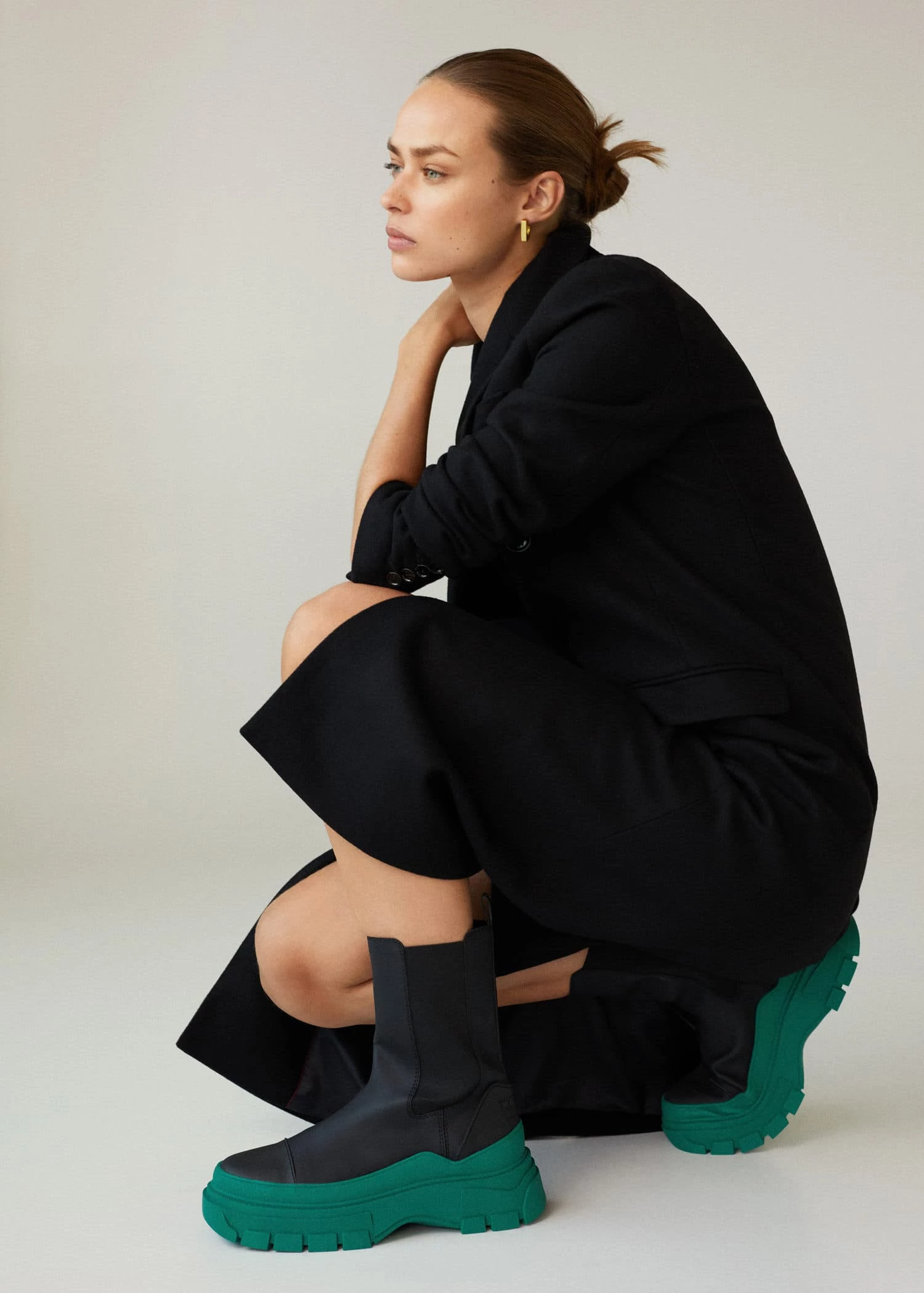 Track Outsole Boots Green 3 Track Outsole Boots Green