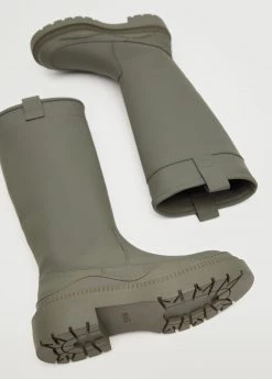 Boots With Track Sole Green -Mango Shoes Sales unnamed file 1570