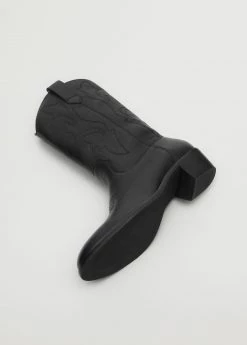 Mango Teen Cowboy Leather Boots Sand -Mango Shoes Sales unnamed file 1574