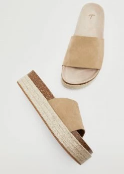 Mango Teen Platform Leather Sandals -Mango Shoes Sales unnamed file 1584