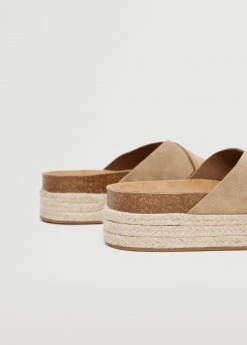 Mango Teen Esparto Leather Sandals Beige -Mango Shoes Sales unnamed file 1637