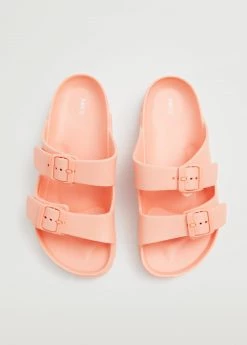 Mango Teen Flip Flops Buckles Pastel Green -Mango Shoes Sales unnamed file 1663