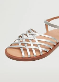 Mango Kids Criss-cross Straps Sandals Silver -Mango Shoes Sales unnamed file 1704