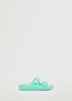 Mango Kids Flip Flops Buckles Pastel Green -Mango Shoes Sales unnamed file 1757