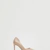 Asymmetric Stiletto Shoes Beige