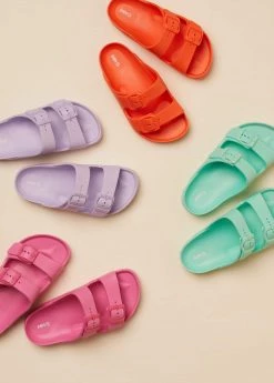 Mango Kids Flip Flops Buckles Pastel Green -Mango Shoes Sales unnamed file 1782