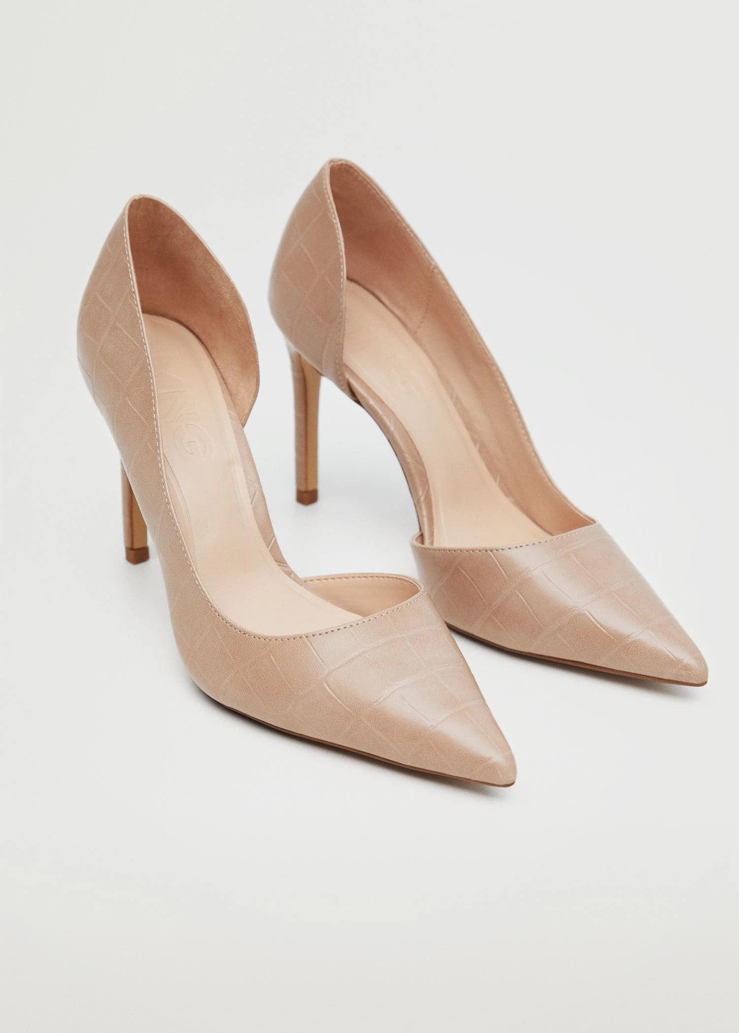 Asymmetric Stiletto Shoes Beige 4 Asymmetric Stiletto Shoes Beige - Image 2