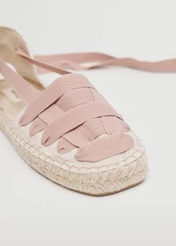 Mango Kids Lace-up Linen Espadrilles Sand 25 Mango Kids Lace-up Linen Espadrilles Sand -Mango Shoes Sales unnamed file 1795