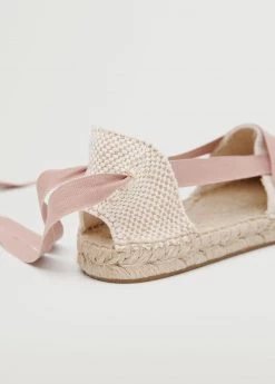 Mango Kids Lace-up Linen Espadrilles Sand 27 Mango Kids Lace-up Linen Espadrilles Sand -Mango Shoes Sales unnamed file 1797