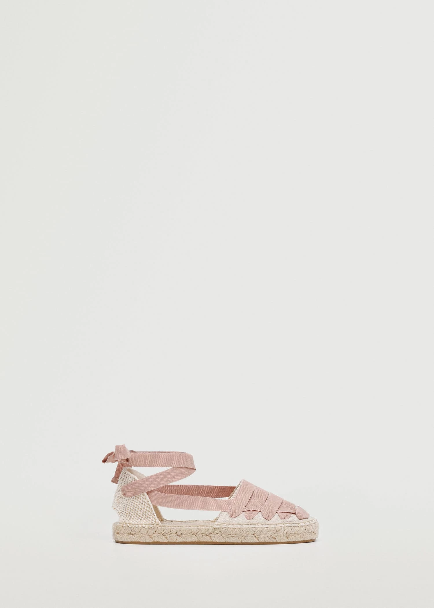 Mango Kids Lace-up Linen Espadrilles Sand 16 Mango Kids Lace-up Linen Espadrilles Sand - Image 15