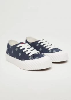 Mango Kids Dots Denim Sneakers Blue