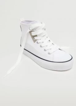 Mango Kids Lace-up Boot Trainers White -Mango Shoes Sales unnamed file 1808