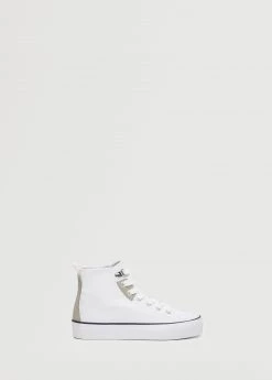 Mango Kids Lace-up Boot Trainers White -Mango Shoes Sales unnamed file 1811