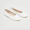 Mango Kids Leather Ballerina White