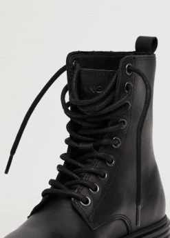 Mango Kids Lace-up Boots Black -Mango Shoes Sales unnamed file 1828