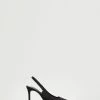 Pointed Toe Heel Shoes Black