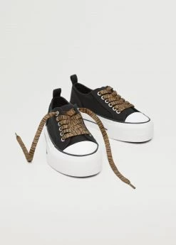 Mango Kids Platform Lace-up Sneakers White -Mango Shoes Sales unnamed file 1838