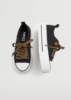 Mango Kids Platform Lace-up Sneakers White -Mango Shoes Sales unnamed file 1841