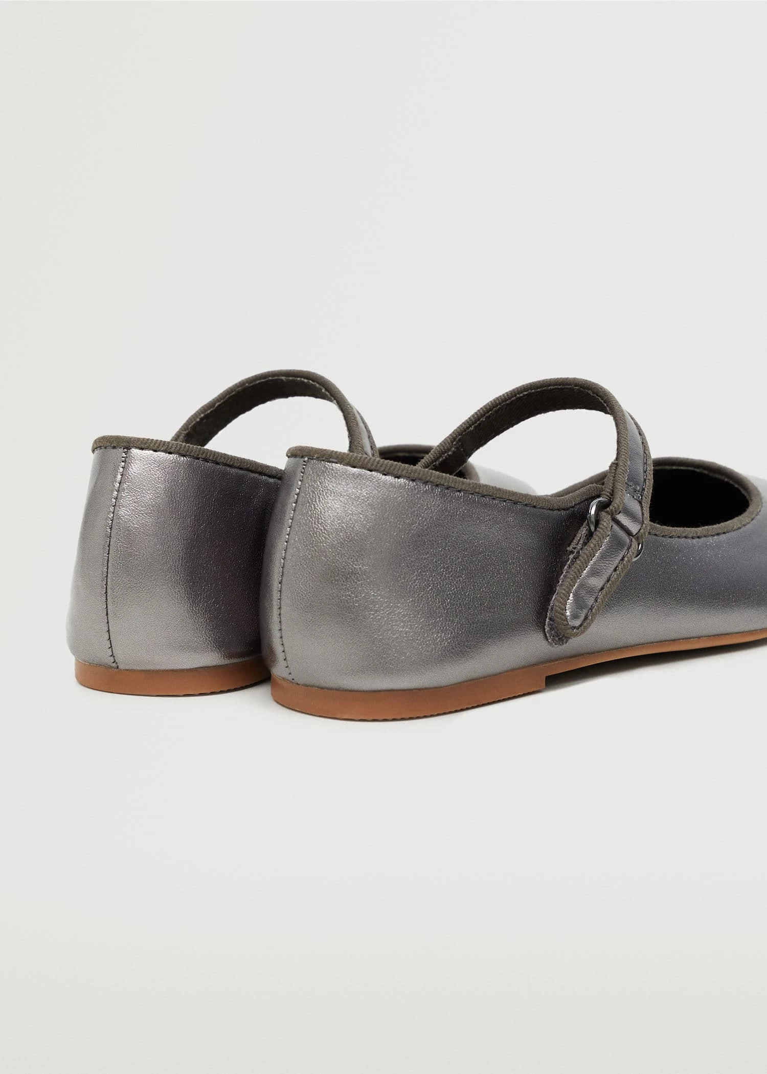 Mango Kids Metallic Finish Ballerinas Gold 7 Mango Kids Metallic Finish Ballerinas Gold - Image 6