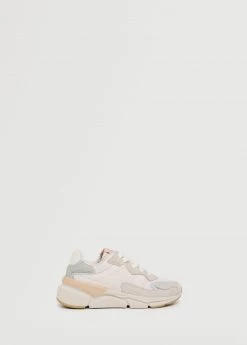 Mango Kids Lace-up Mixed Sneakers White -Mango Shoes Sales unnamed file 1860