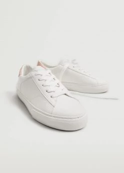 Mango Kids Laces Basic Sneakers White