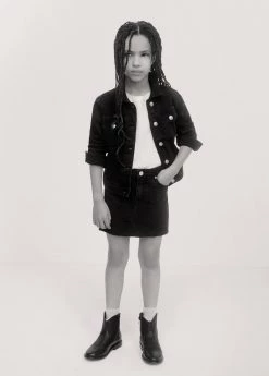 Mango Kids Leather Cowboy Ankle Boots Black -Mango Shoes Sales unnamed file 1876