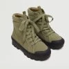 Mango Kids Track Outsole Boots Khaki