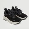 Mango Kids Contrast Lace-up Trainers Black